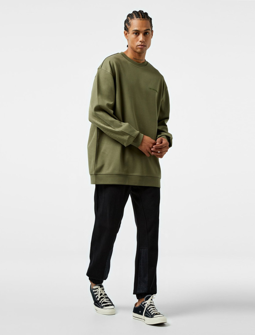 Les Benjamins 405 Erkek Haki Sweatshirt Les Benjamins 405 Erkek Haki Sweatshirt