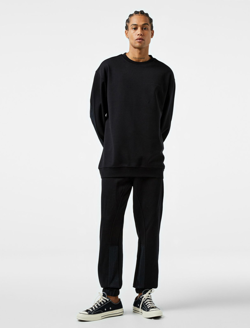Les Benjamins 403 Erkek Siyah Sweatshirt Les Benjamins 403 Erkek Siyah Sweatshirt