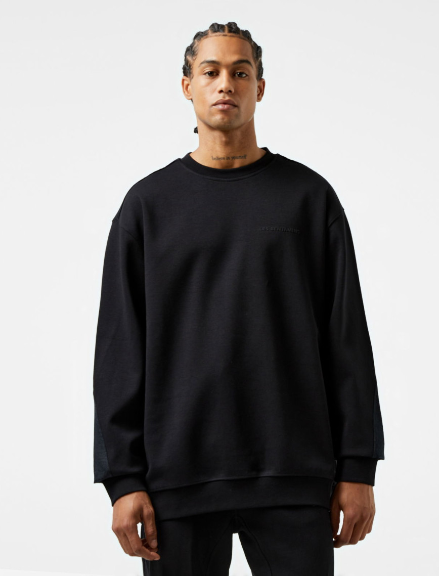Les Benjamins 403 Erkek Siyah Sweatshirt Les Benjamins 403 Erkek Siyah Sweatshirt