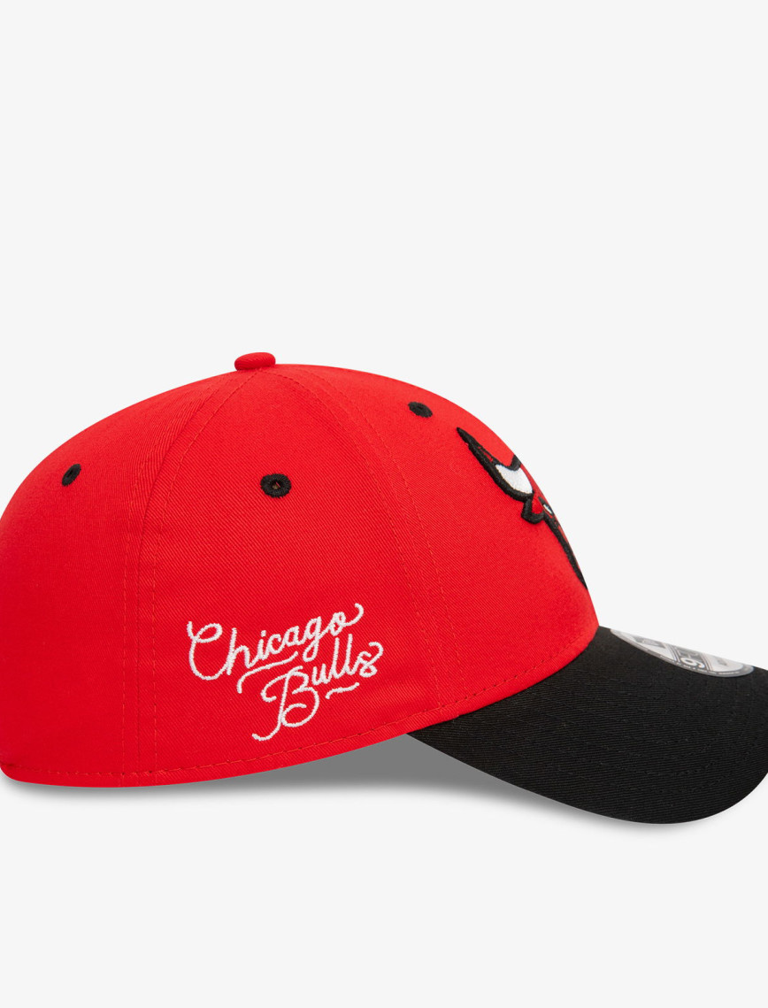 New Era NBA Side Patch 9Forty Chicago Bulls Unisex Kırmızı Şapka New Era NBA Side Patch 9Forty Chicago Bulls Unisex Kırmızı Şapka