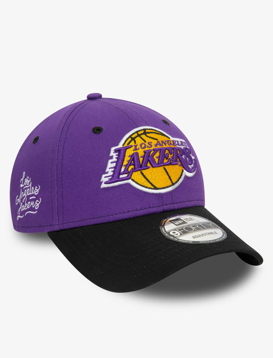 New Era Nba Side Patch 9Forty LA Lakers Unisex Mor Şapka New Era Nba Side Patch 9Forty LA Lakers Unisex Mor Şapka