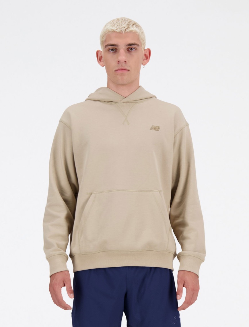 New Balance Athletics French Terry Erkek Bej Sweatshirt New Balance Athletics French Terry Erkek Bej Sweatshirt