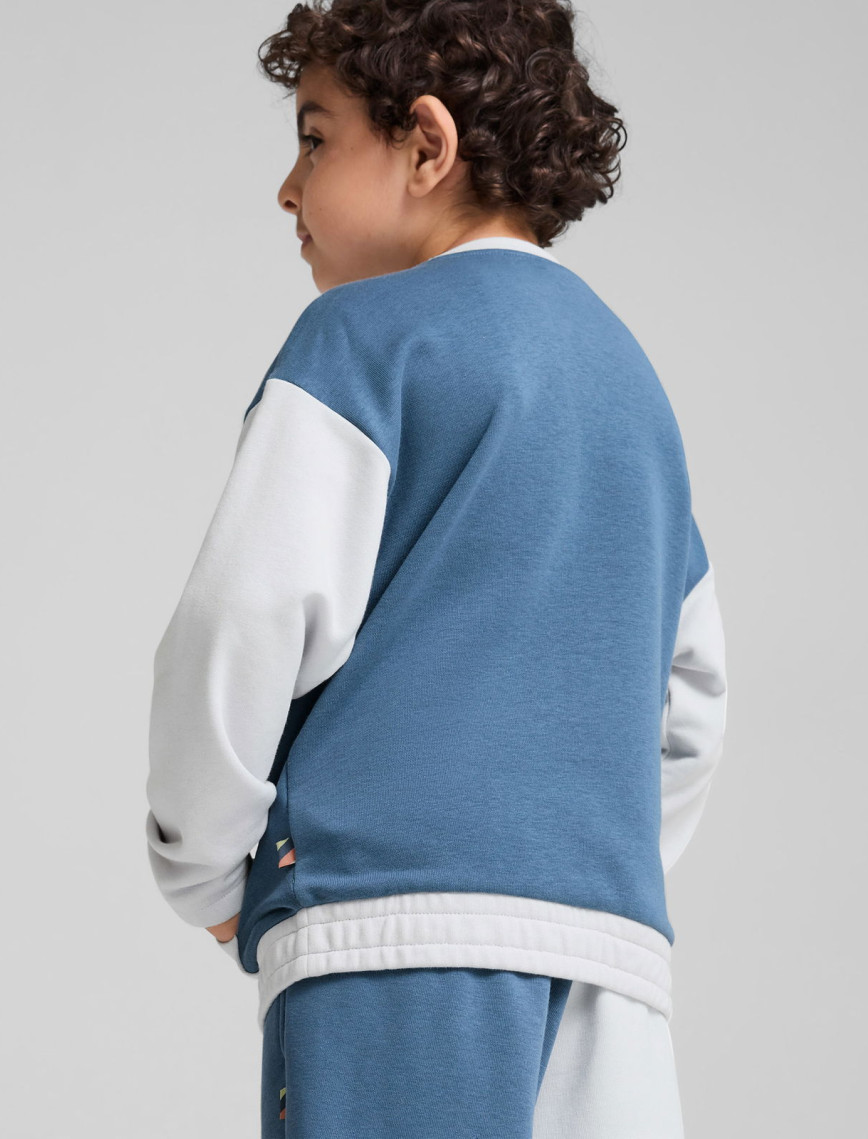 Puma Classıcs Fc Crew Çocuk Mavi Sweatshirt Puma Classıcs Fc Crew Çocuk Mavi Sweatshirt