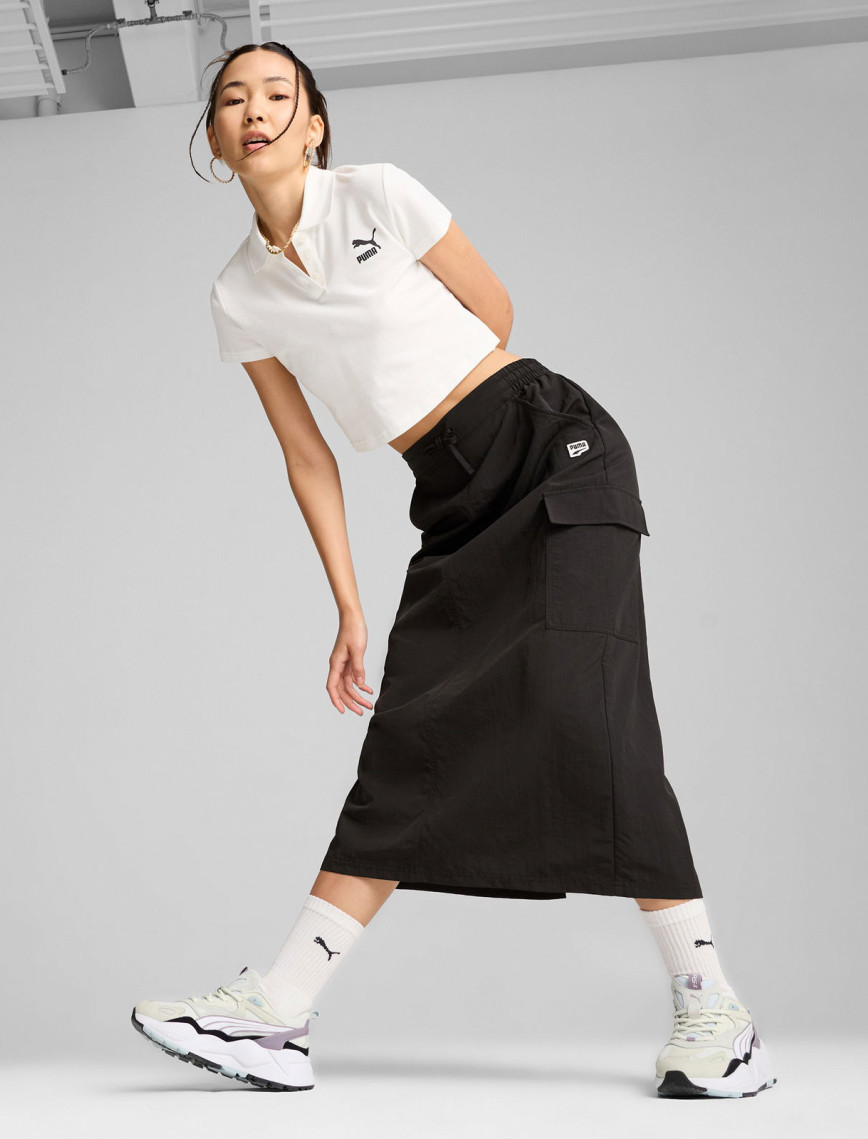 Puma Downtown Cargo Midi Kadın Siyah Etek Puma Downtown Cargo Midi Kadın Siyah Etek
