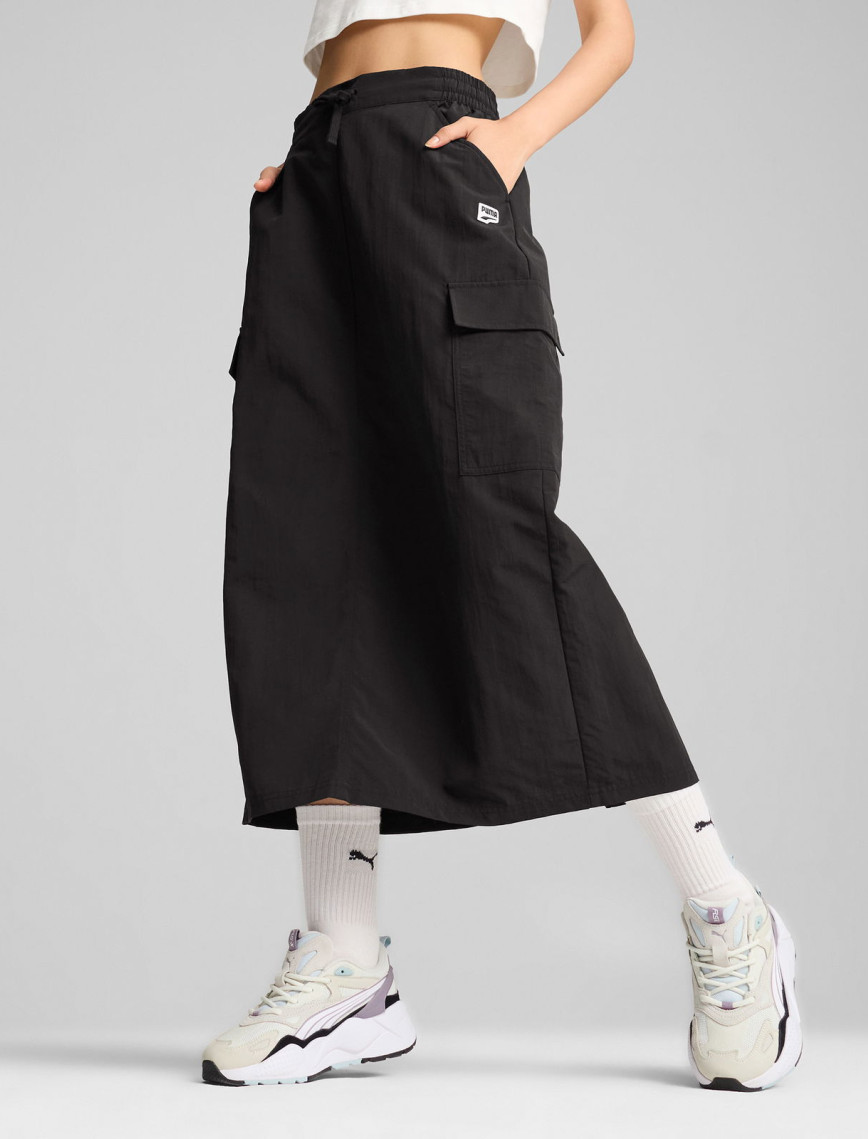 Puma Downtown Cargo Midi Kadın Siyah Etek Puma Downtown Cargo Midi Kadın Siyah Etek
