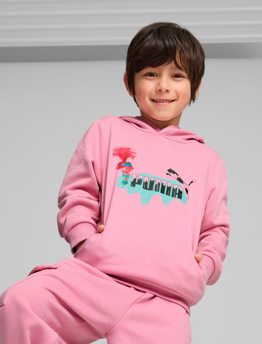 Puma X Trolls Hoodie Çocuk Pembe Hoodie Puma X Trolls Hoodie Çocuk Pembe Hoodie