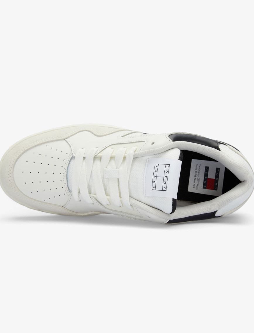 Tommy Jeans New Basket Erkek Beyaz Spor Ayakkabı Tommy Jeans New Basket Erkek Beyaz Spor Ayakkabı