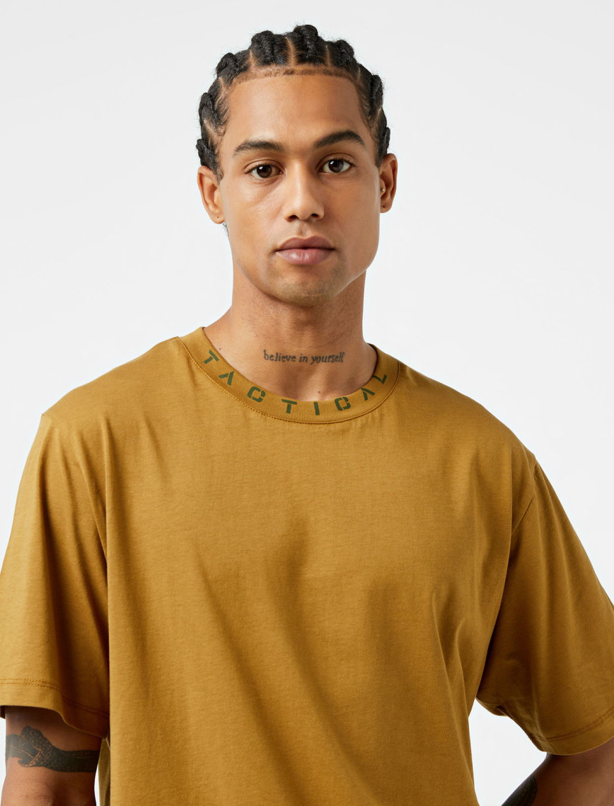 Tacticalwolves Wolf Erkek Kahverengi T-Shirt Tacticalwolves Wolf Erkek Kahverengi T-Shirt