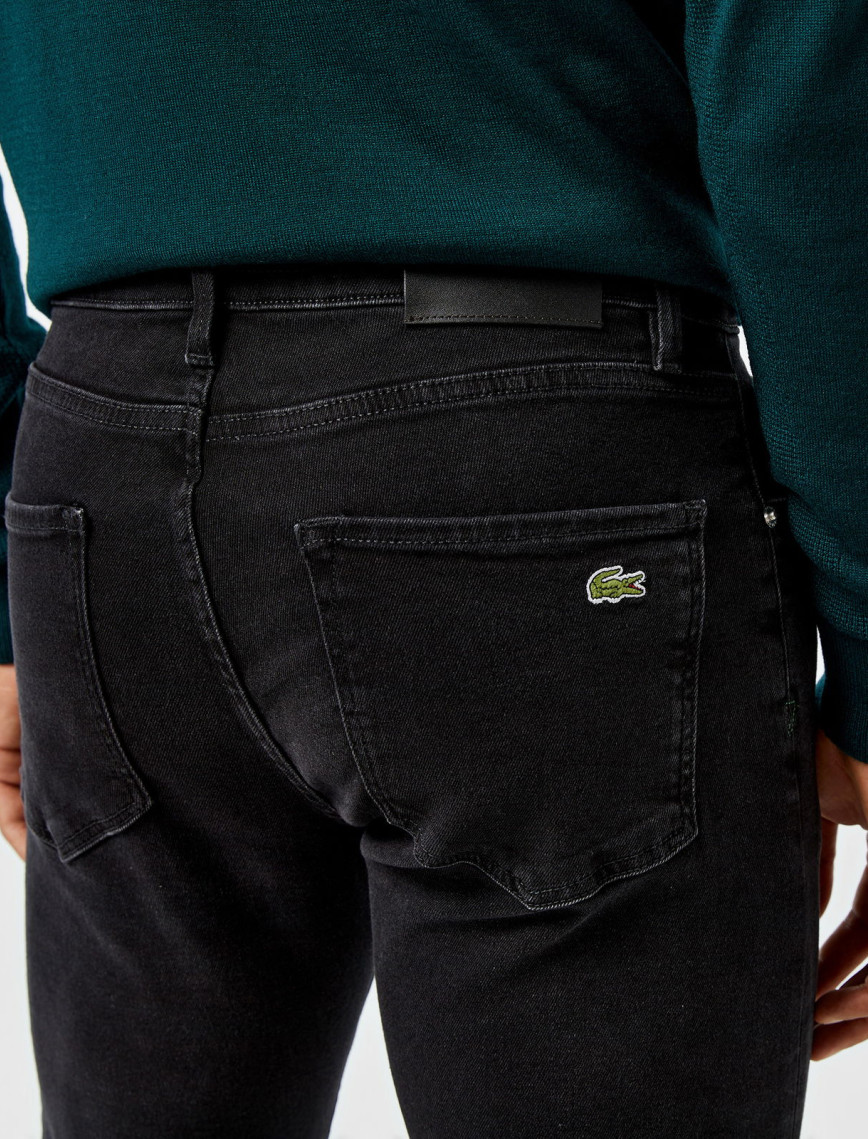 Lacoste Erkek Slim Fit Denim Sİyah Pantolon Lacoste Erkek Slim Fit Denim Sİyah Pantolon