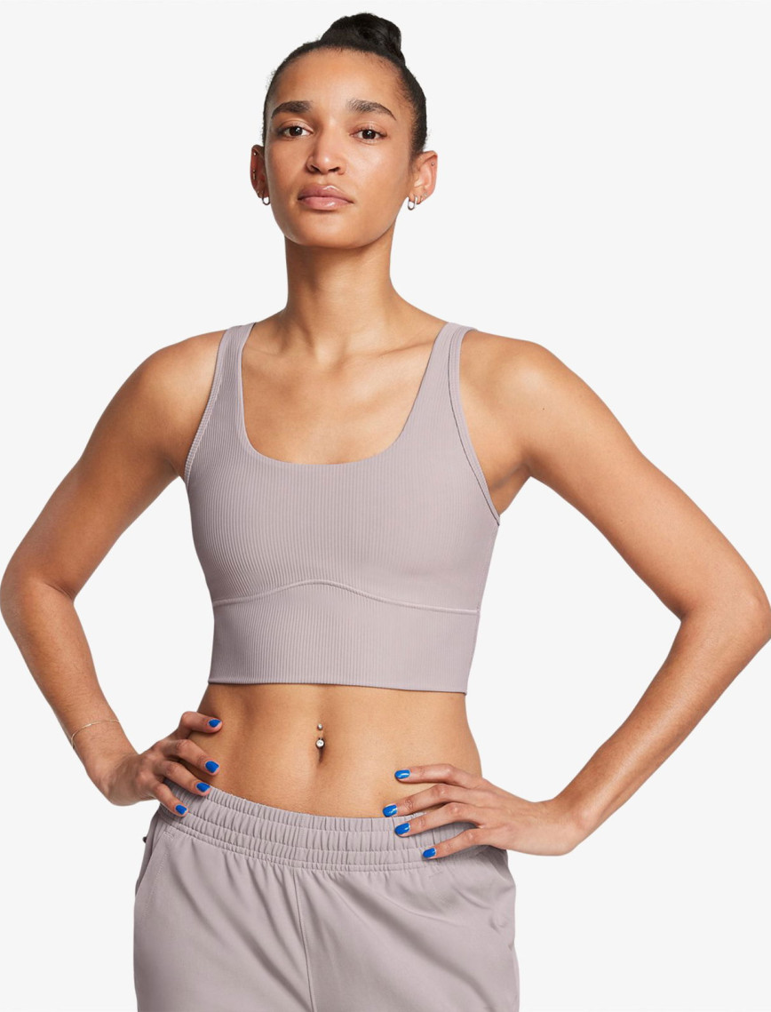 Under Armour Meridian Rib Crop Tank Kadın Gri Atlet Under Armour Meridian Rib Crop Tank Kadın Gri Atlet