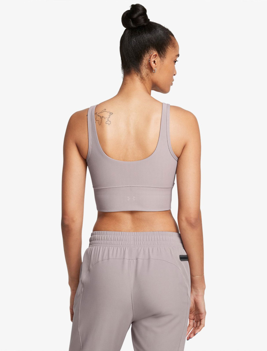 Under Armour Meridian Rib Crop Tank Kadın Gri Atlet Under Armour Meridian Rib Crop Tank Kadın Gri Atlet
