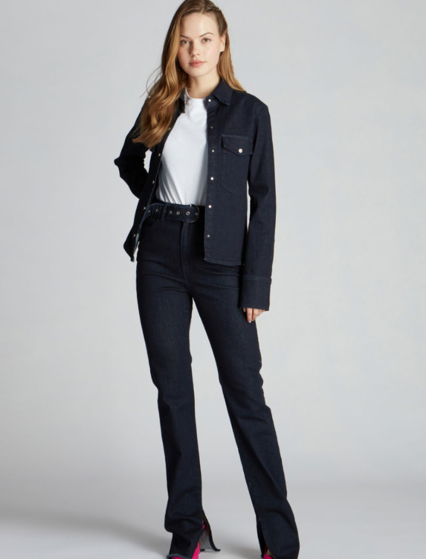 Lacivert Kadın Kot Pantolon Lacivert Kadın Kot Pantolon