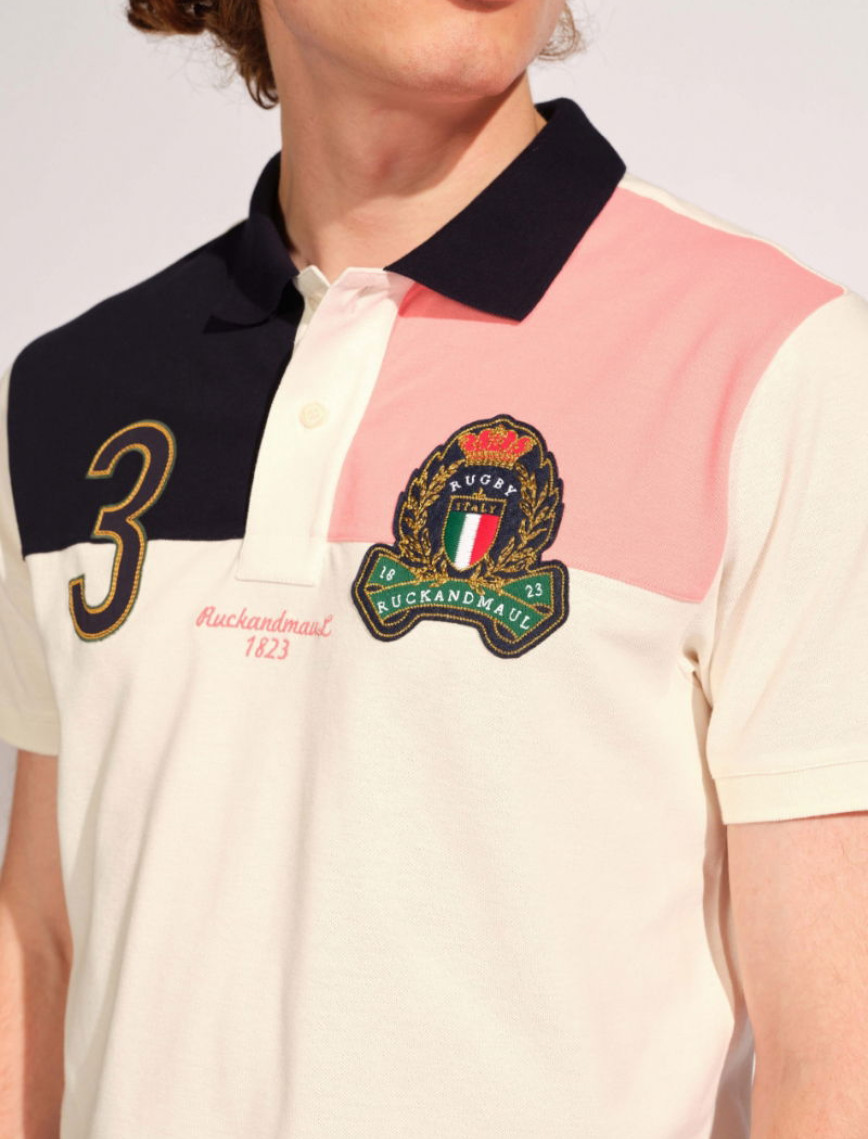 Kırık Beyaz Erkek Polo Tişört Kırık Beyaz Erkek Polo Tişört