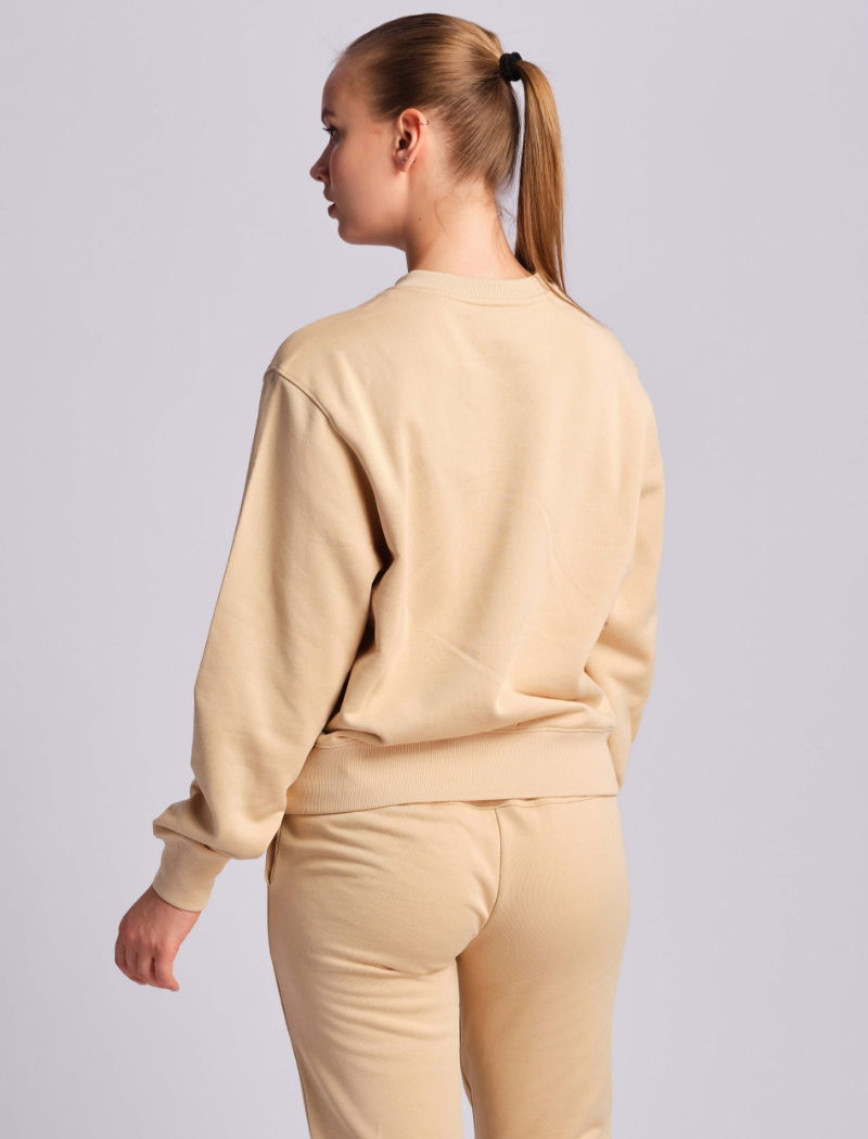 Bej Kadın Sweatshirt Bej Kadın Sweatshirt