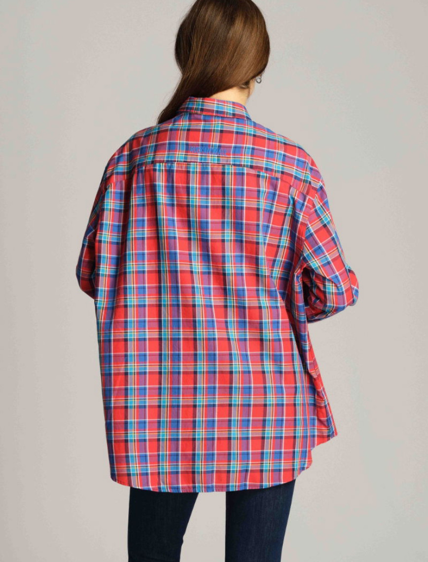 Kırmızı Kadın Gömlek Kırmızı Kadın Gömlek