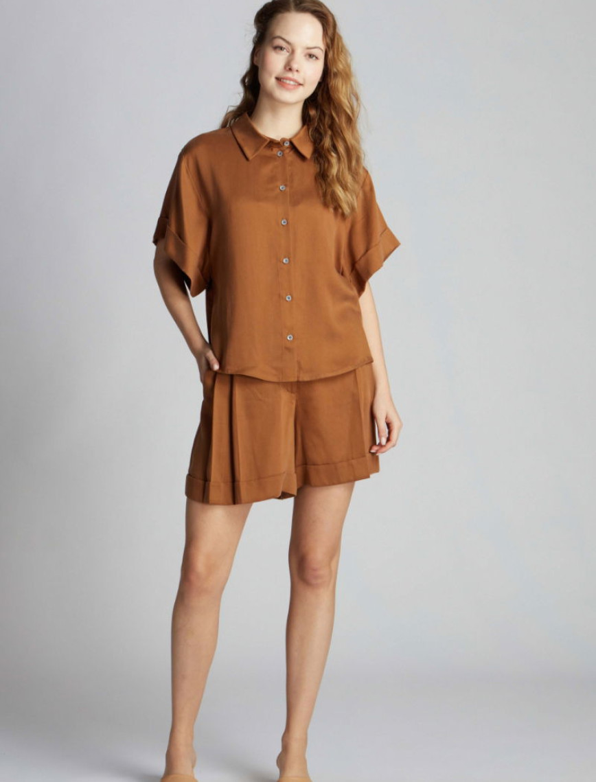 Gök Mavi Kadın Şort Gök Mavi Kadın Şort