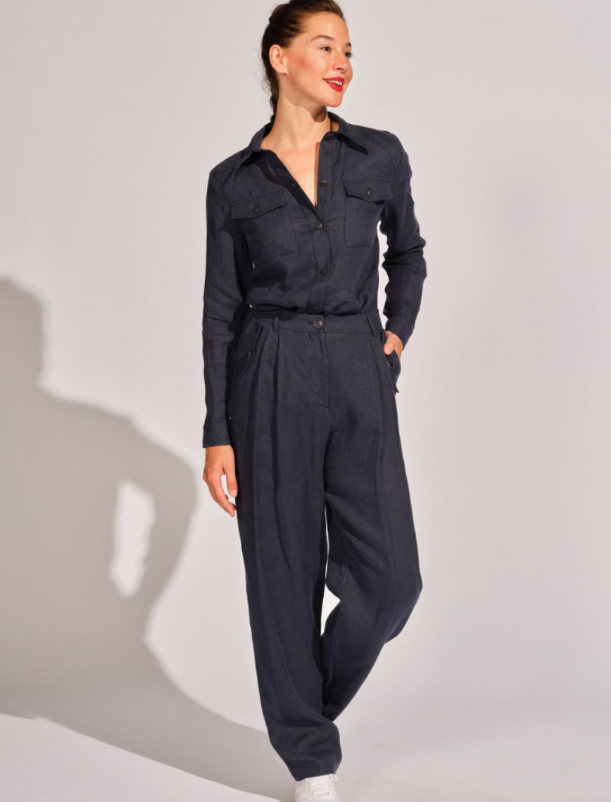 Lacivert Kadın Pantolon Lacivert Kadın Pantolon