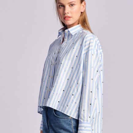 Açık Mavi Kadın Gömlek Açık Mavi Kadın Gömlek