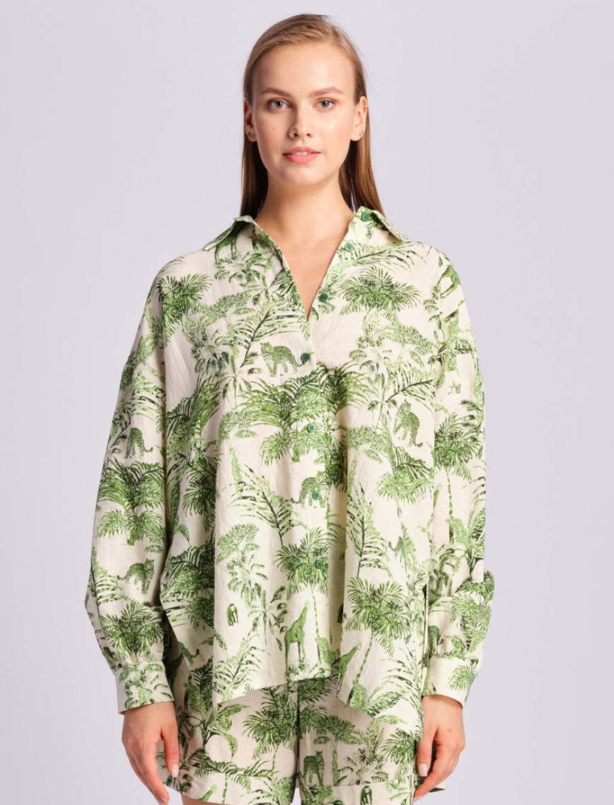 Yeşil Kadın Gömlek Yeşil Kadın Gömlek