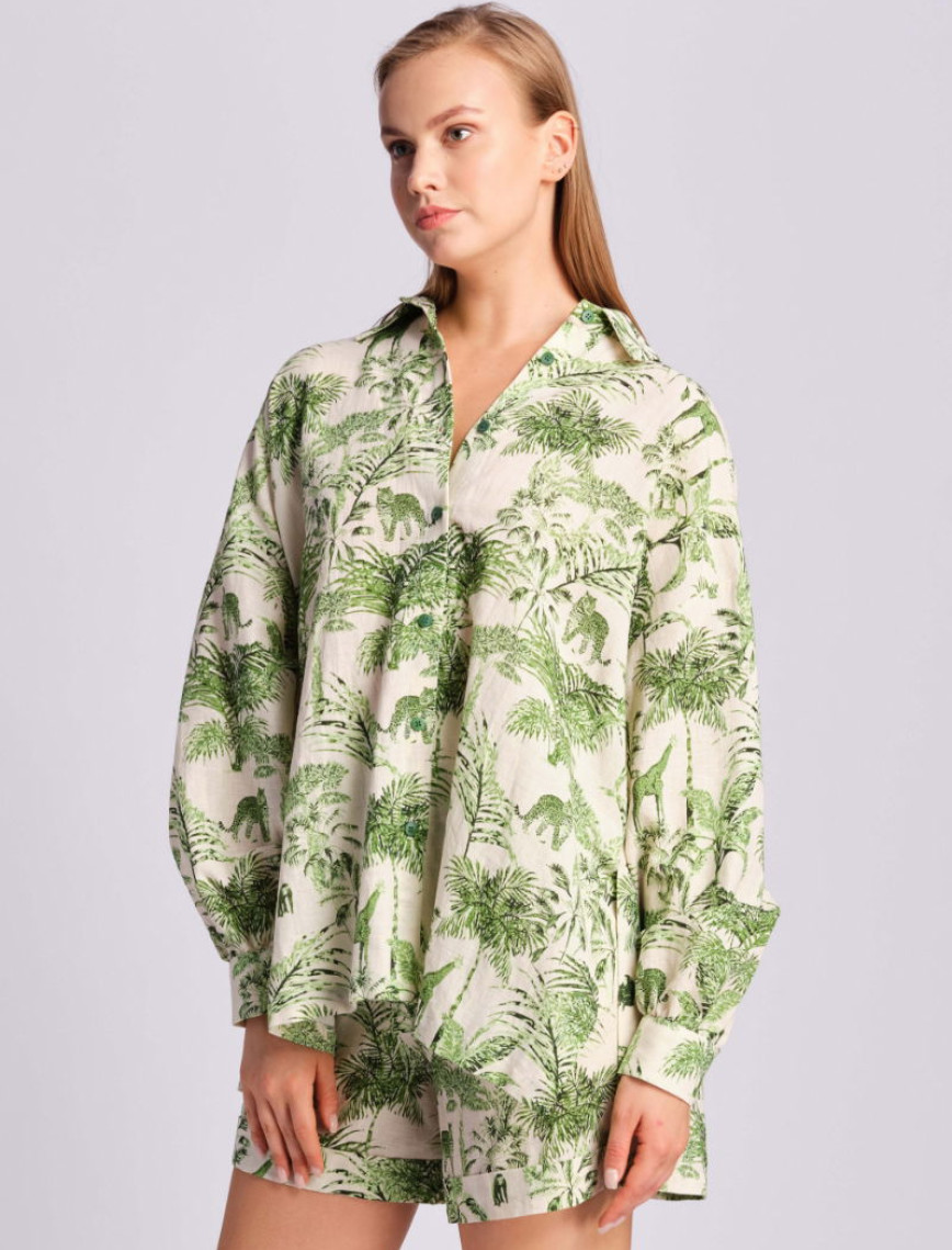 Yeşil Kadın Gömlek Yeşil Kadın Gömlek