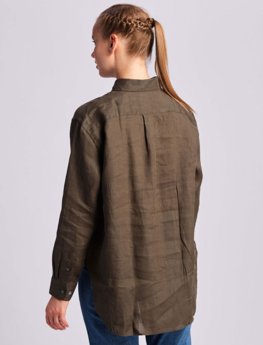 Kırık Beyaz Kadın Gömlek Kırık Beyaz Kadın Gömlek