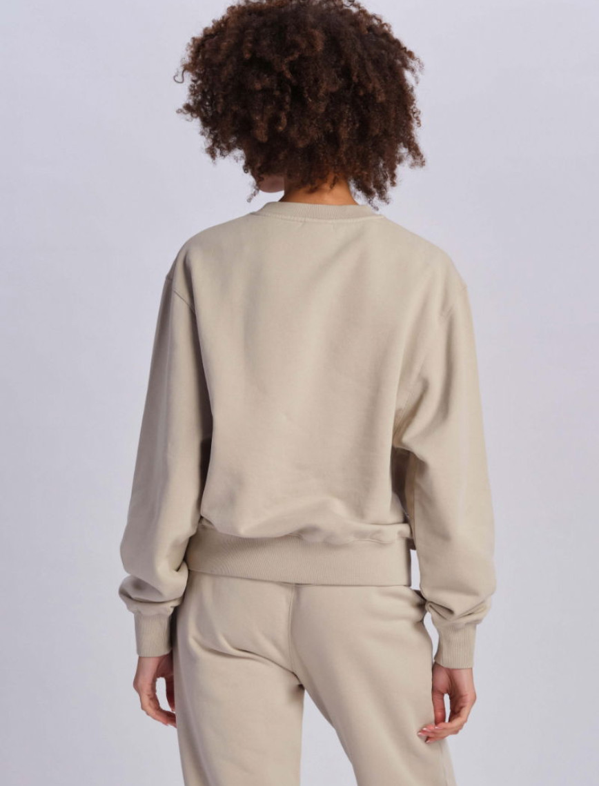 Krem Kadın Sweatshirt Krem Kadın Sweatshirt