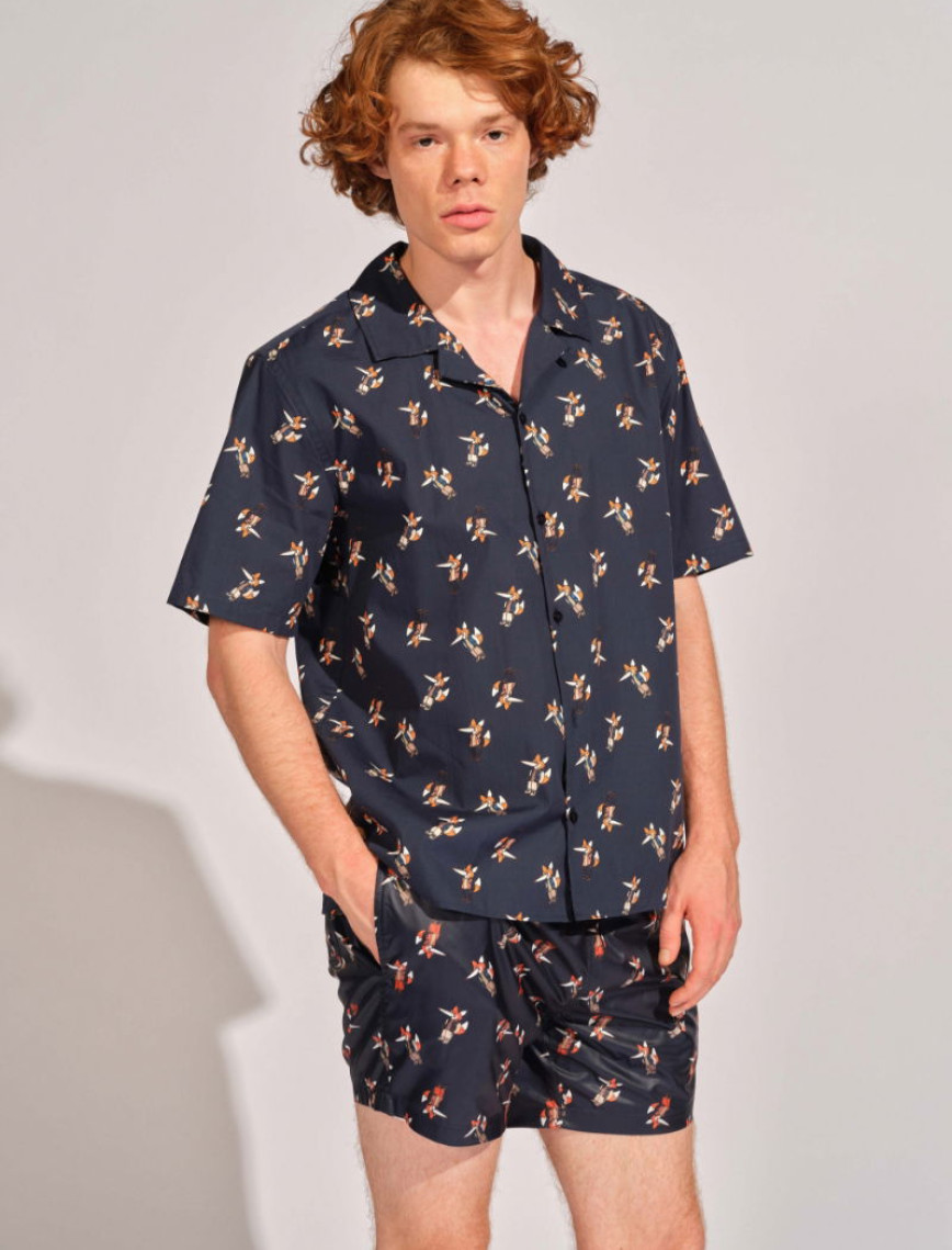 Lacivert Erkek Deniz Şortu Lacivert Erkek Deniz Şortu