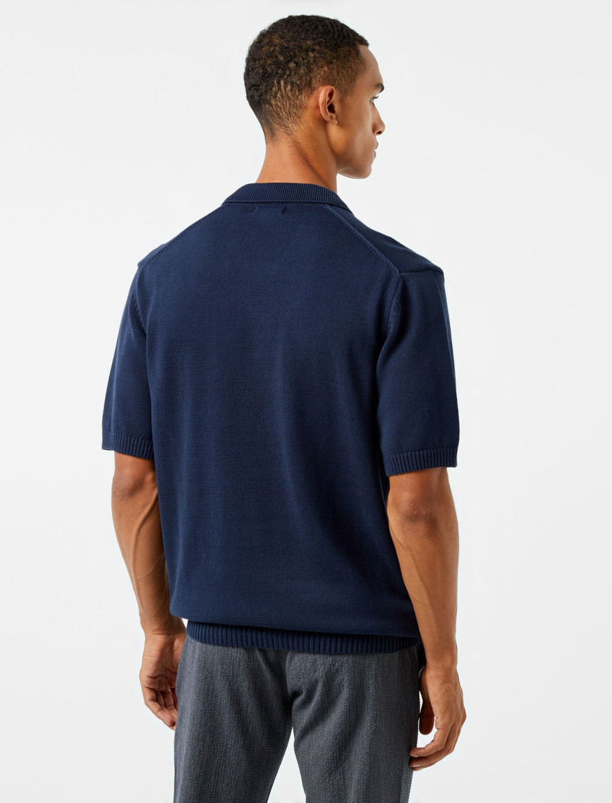 Nautica Erkek Lacivert Classic Fit Kısa Kollu Triko Nautica Erkek Lacivert Classic Fit Kısa Kollu Triko