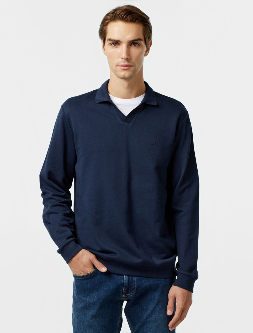 Nautica Erkek Lacivert Uzun Kollu Polo Nautica Erkek Lacivert Uzun Kollu Polo