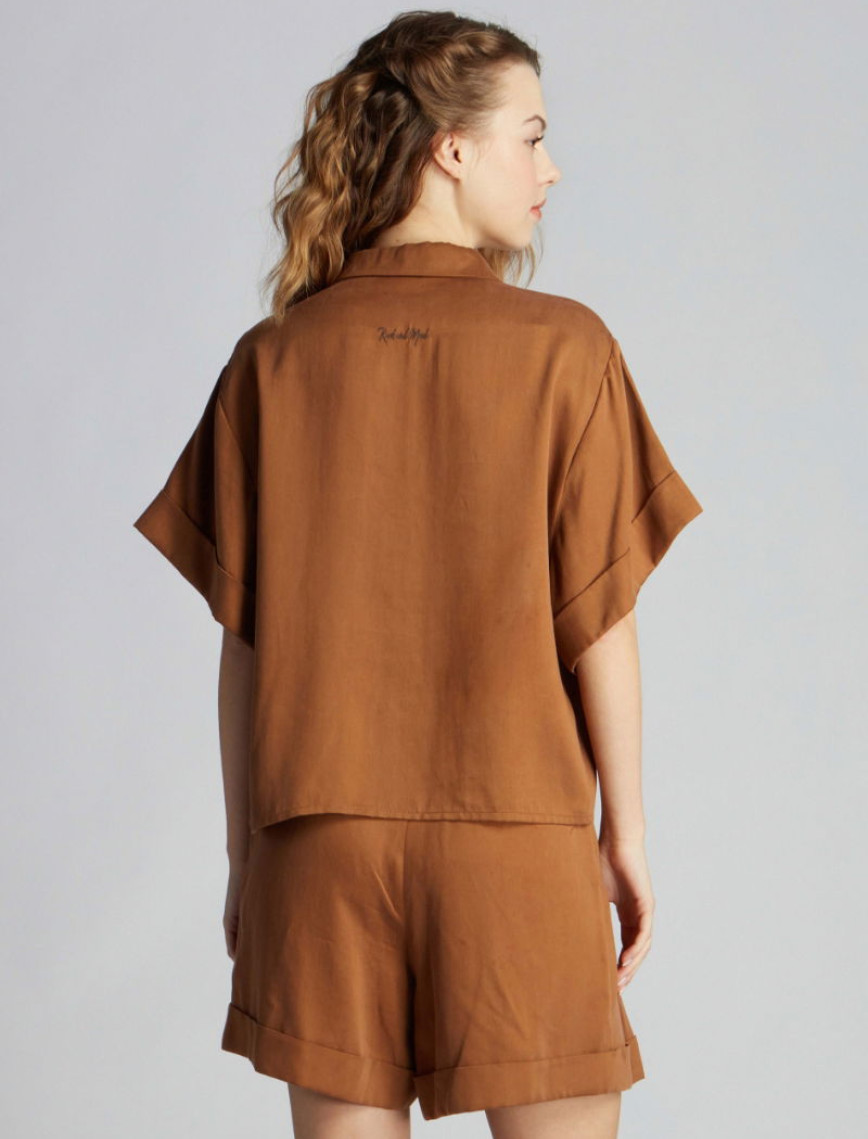 Kadın Gömlek 23674 134 - Brown Sugar Kadın Gömlek 23674 134 - Brown Sugar