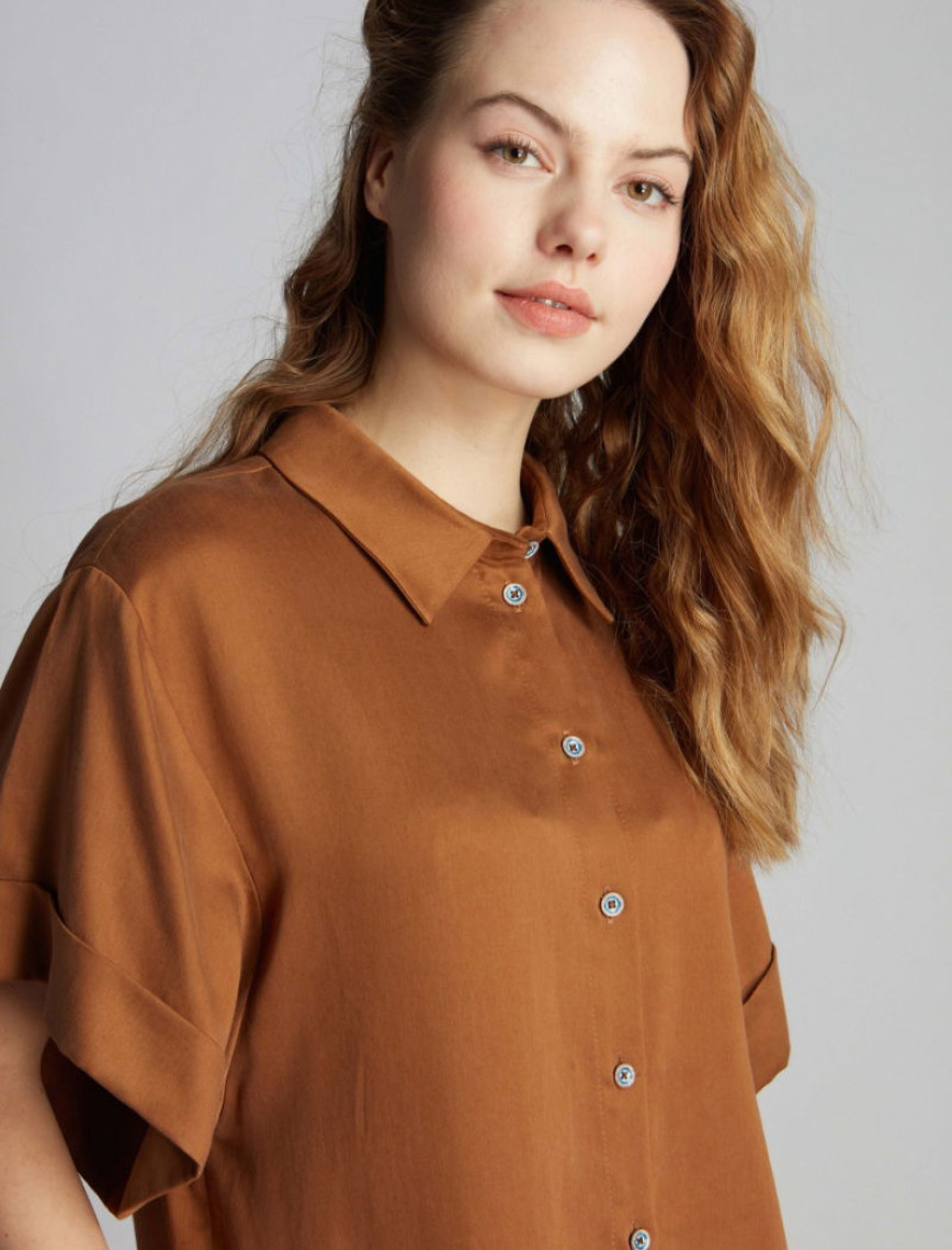 Kadın Gömlek 23674 134 - Brown Sugar Kadın Gömlek 23674 134 - Brown Sugar