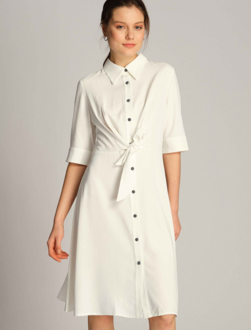 Kadın Elbise 23688 1000 - 1000 WHITE Kadın Elbise 23688 1000 - 1000 WHITE