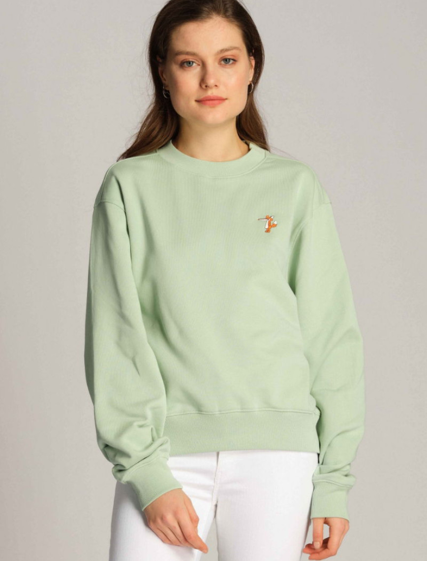 Kadın Sweatshirt 23612 631 - Cameo green Kadın Sweatshirt 23612 631 - Cameo green