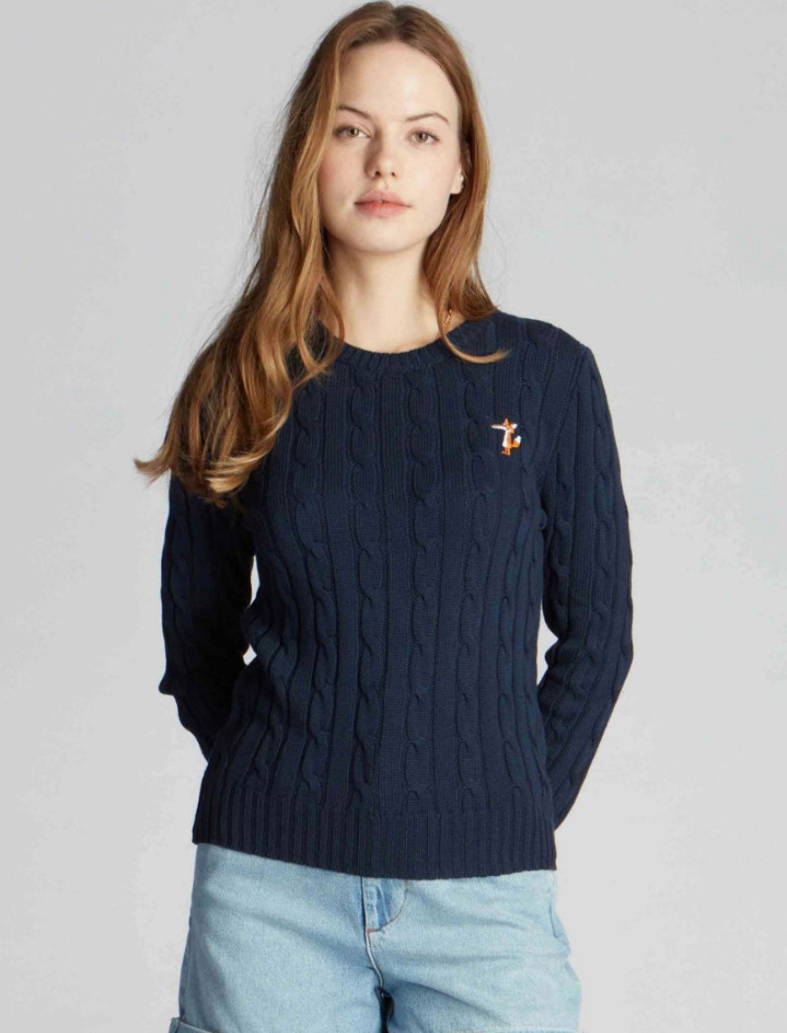 Kadın Kazak 23892 166 - 166 NAVY BLUE