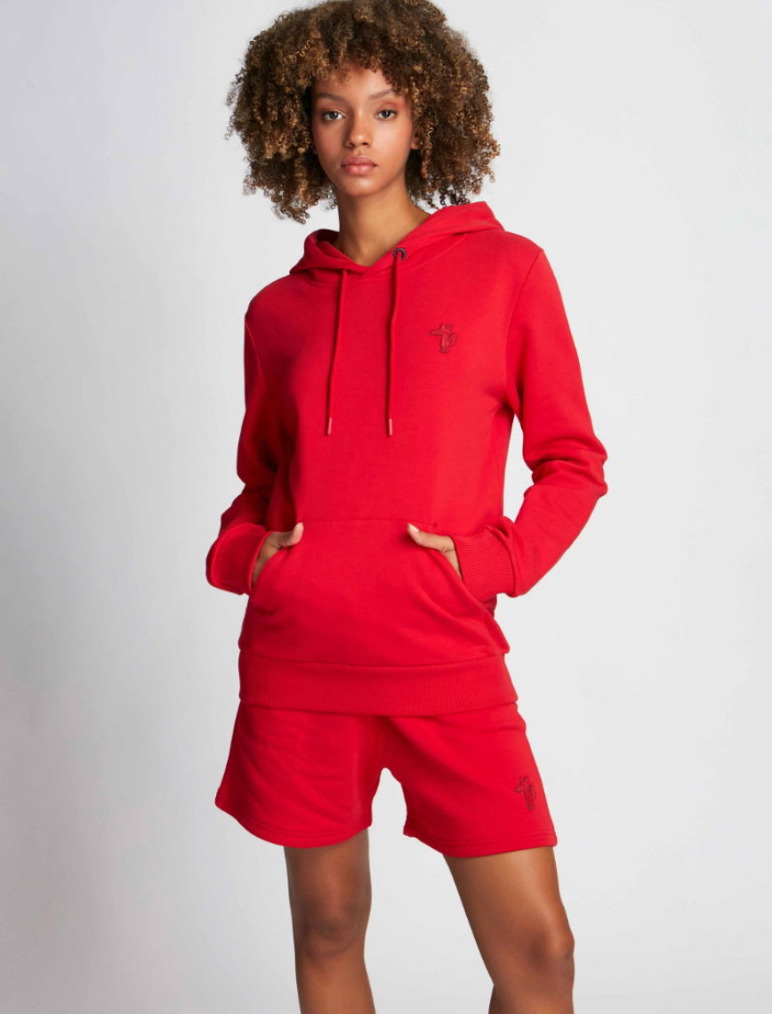 Kadın Bermuda Şort 23376 1757 - Barbados cherry Kadın Bermuda Şort 23376 1757 - Barbados cherry