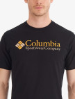 Columbia Retro Logo Erkek Siyah Günlük T-Shirt Columbia Retro Logo Erkek Siyah Günlük T-Shirt