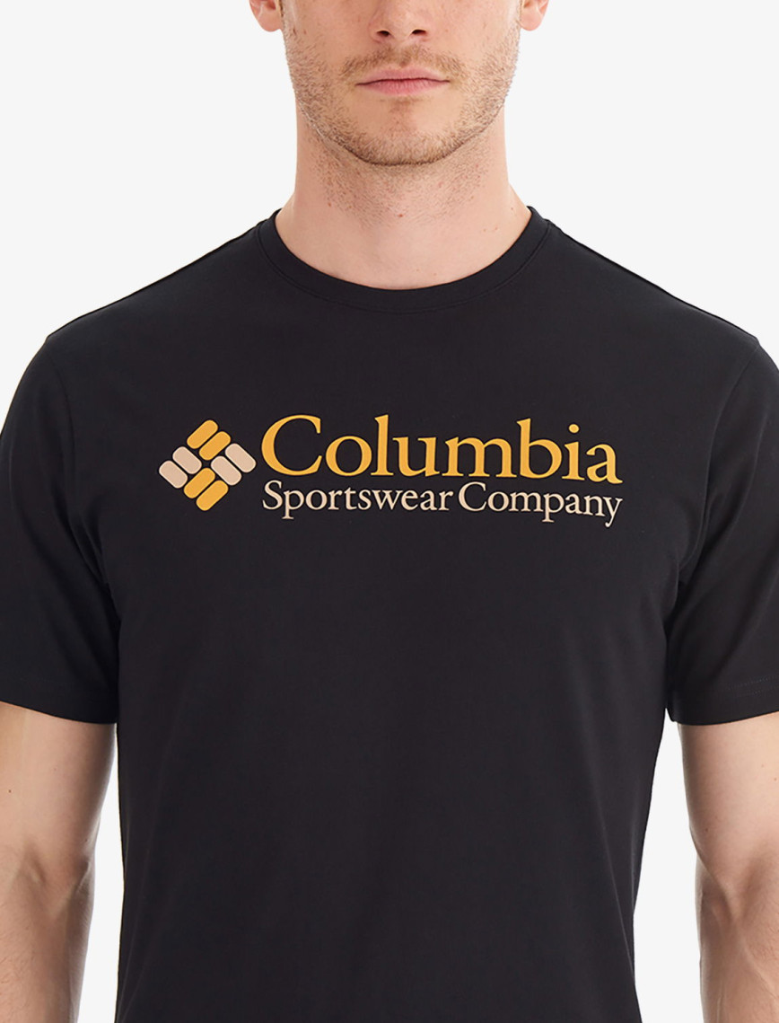 Columbia Retro Logo Erkek Siyah Günlük T-Shirt Columbia Retro Logo Erkek Siyah Günlük T-Shirt