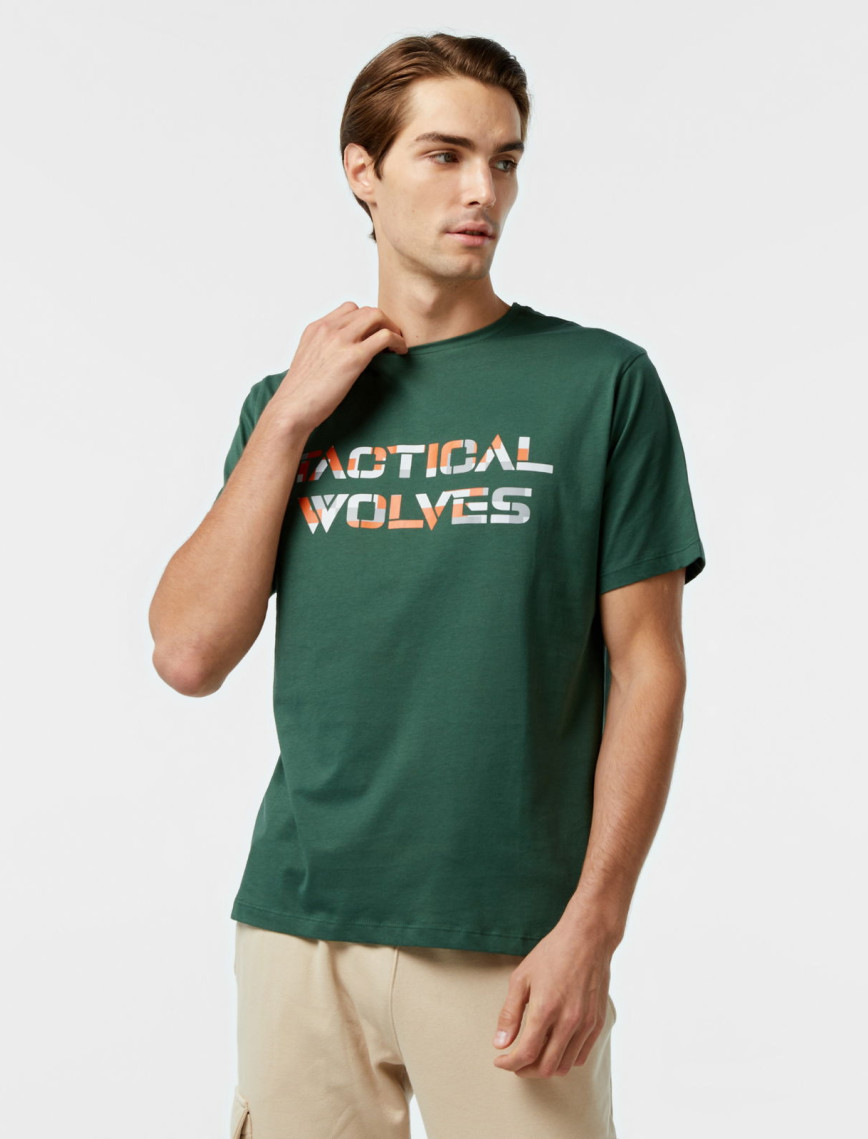 Tactical Wolves Classic Erkek Bej Günlük T-Shirt Tactical Wolves Classic Erkek Bej Günlük T-Shirt