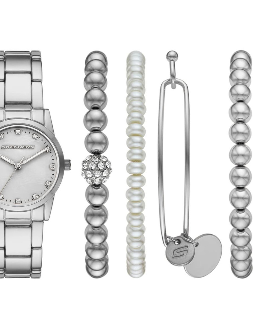Skechers SR9097 Kadın Kol Saati ve Bileklik Seti Skechers SR9097 Kadın Kol Saati ve Bileklik Seti