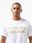 Tactical Wolves Oversize Kamuflaj Erkek Beyaz T-Shirt Tactical Wolves Oversize Kamuflaj Erkek Beyaz T-Shirt