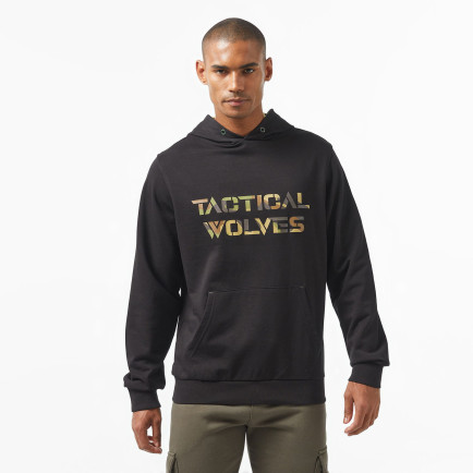 Tactical Wolves Oversize Kamuflaj Erkek Siyah Sweatshirt Tactical Wolves Oversize Kamuflaj Erkek Siyah Sweatshirt