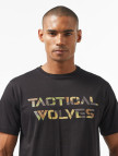 Tactical Wolves Erkek Siyah Günlük T-Shirt Tactical Wolves Erkek Siyah Günlük T-Shirt