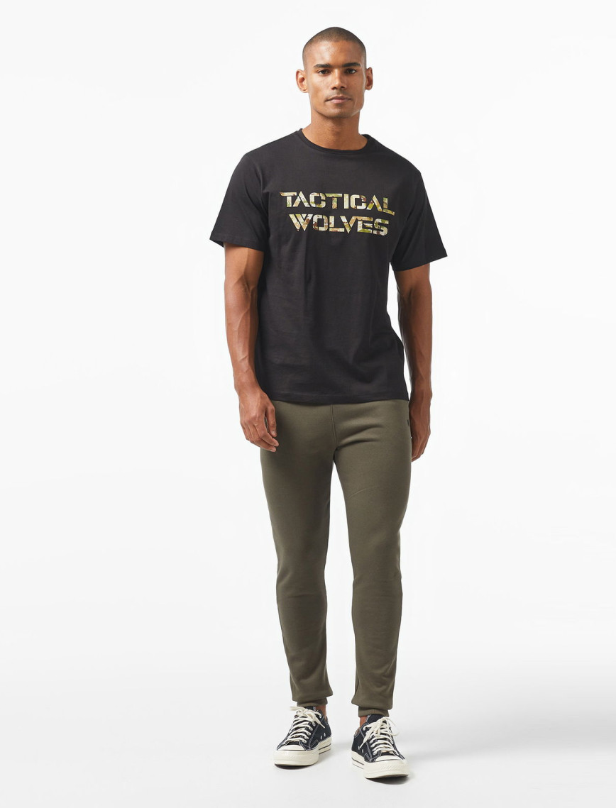 Tactical Wolves Classic Erkek Yeşil Günlük T-Shirt Tactical Wolves Classic Erkek Yeşil Günlük T-Shirt