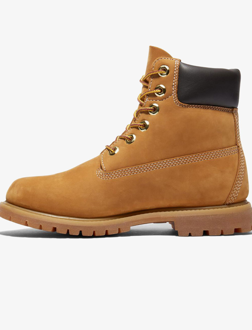 Timberland Premium 6 Inch Lace Up Kadın Krem Rengi Bot