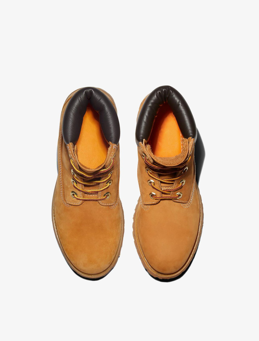 Timberland Premium 6 Inch Lace Up Kadın Krem Rengi Bot