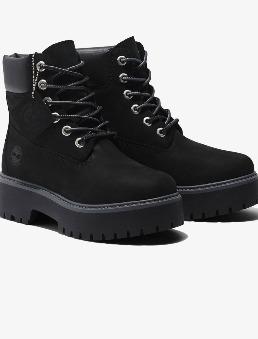 Timberland Stone Street 6 Inch Lace Up Kadın Siyah Bot Timberland Stone Street 6 Inch Lace Up Kadın Siyah Bot