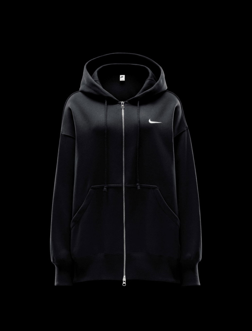 Nike Sportswear Phoenix Fleece Oversize Hoodie Kadın Siyah Eşofman Üstü Nike Sportswear Phoenix Fleece Oversize Hoodie Kadın Siyah Eşofman Üstü