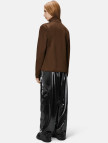 Rains Sintra Fleece Curve Half Zip Unisex Kahverengi Polar Sweatshirt