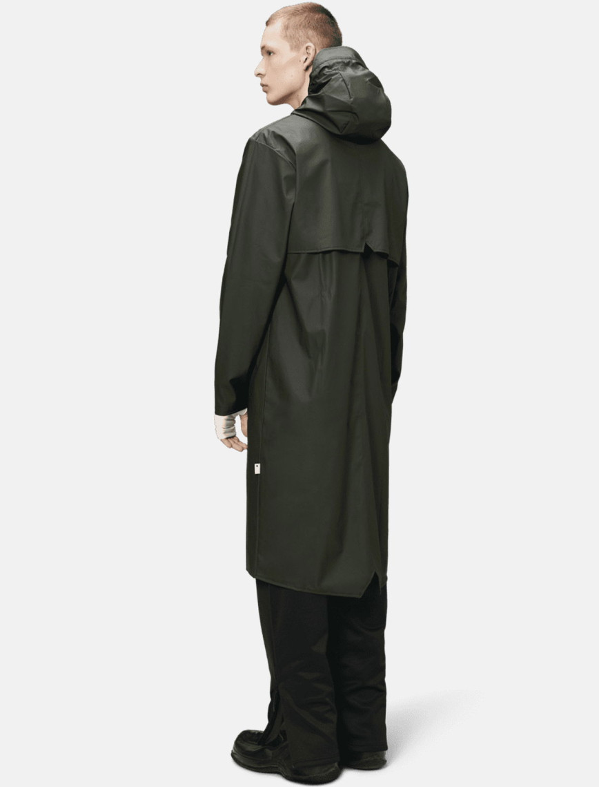 Rains Longer Jacket W3 Kadın Yeşil Yağmurluk Rains Longer Jacket W3 Kadın Yeşil Yağmurluk