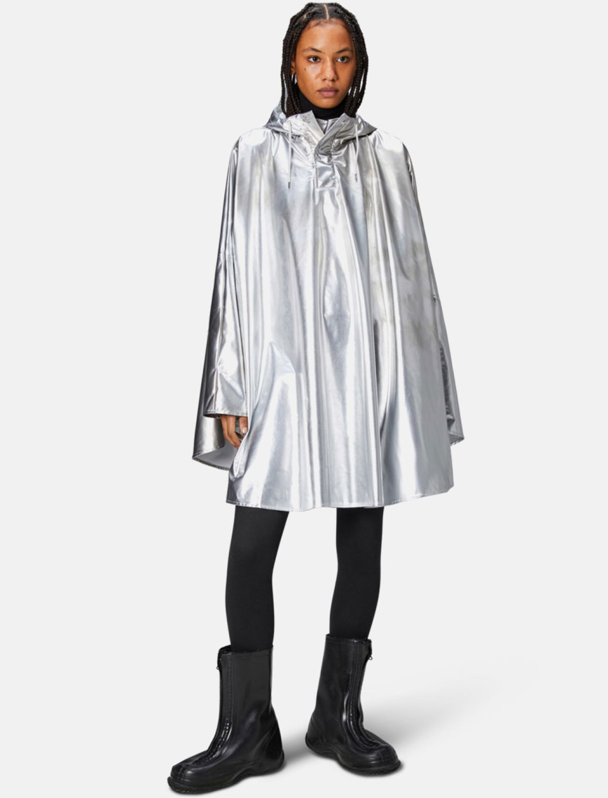 Rains Cape W3 Unisex Gri Yağmurluk Rains Cape W3 Unisex Gri Yağmurluk